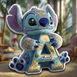 Tropical Alien Alphabet Pillow - Personalized Gift For Adventure Lovers 02TGLU071125-Homacus