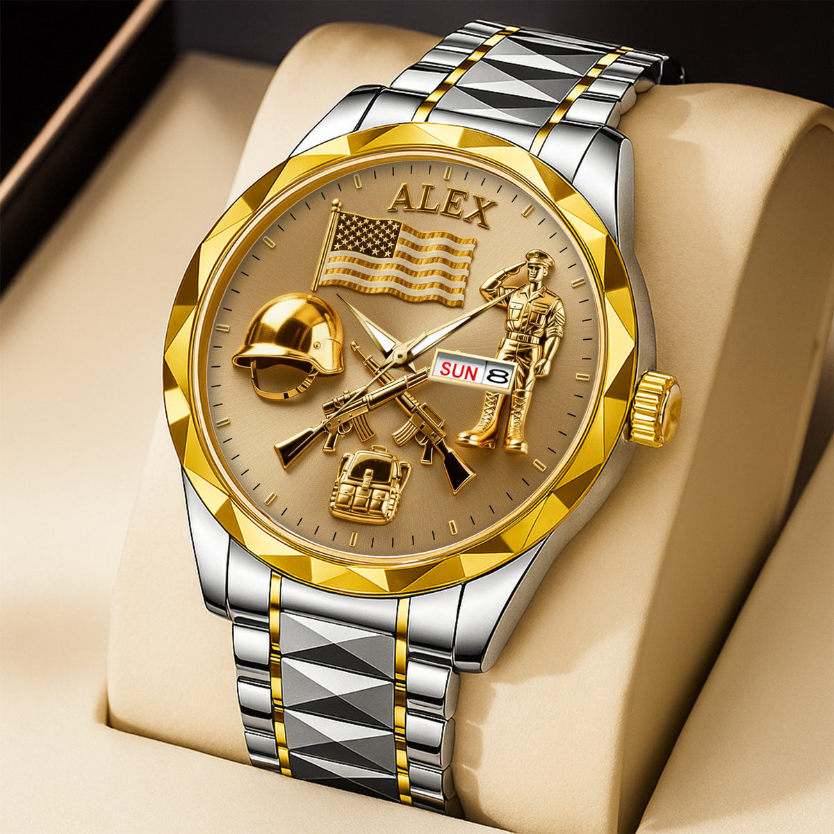 Military Men's Watch - Personalized Gifts For Veteran 02tglu030226-Homacus