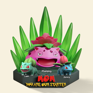 Monster Mom Plaque - Personalized Gifts For Mom 011ohpu240425-Homacus