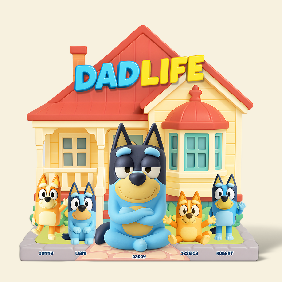 Dog Dad Plaque - Personalized Gifts For Dad 01napu030525-Homacus