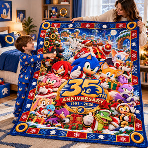 35th Anniversary Blanket - Personalized Gifts 01ttlu081026-Homacus