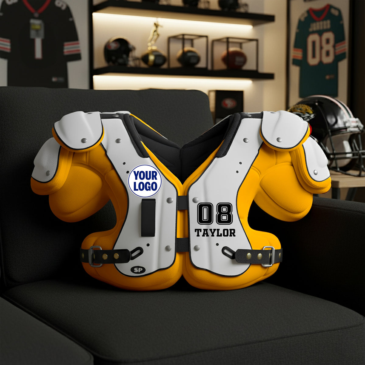 Shoulder Pad Armor Pillow - Personalized Gifts For Sport Lovers 01KILU131125-Homacus