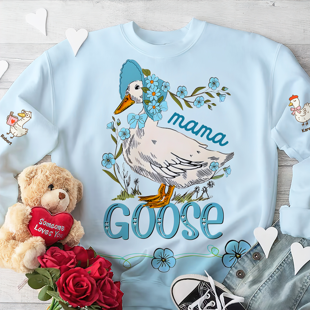 Personalized Gifts For Mom 3D Shirt Mama Goose 01xqpu130325-Homacus