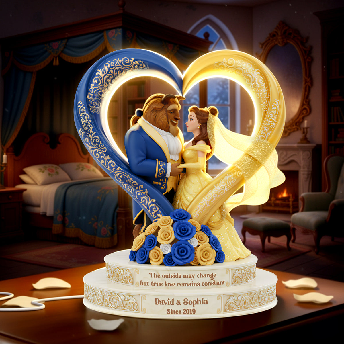 A Timeless Tale Of Love Light Box - Personalized Anniversary Gift For Couples 03KILU271125-Homacus