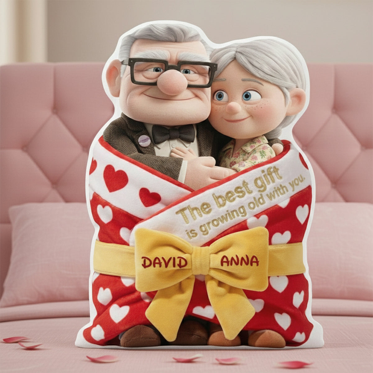 Couple Growing Old With You Pillow - Personalized Gifts For Couple 07ohlu121225-Homacus