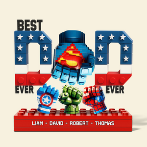 Best Dad Acrylic Plaque - Personalized Christmas Gifts For Dad 01OHPU160525-Homacus