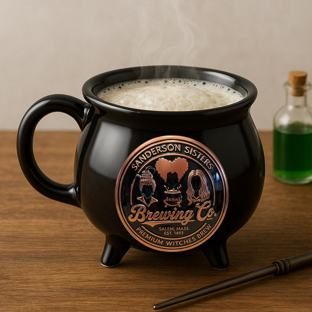 Witch Brewing Co Cauldron Mug - Personalized Gifts For Witch Lover 01QHLU200825-Homacus