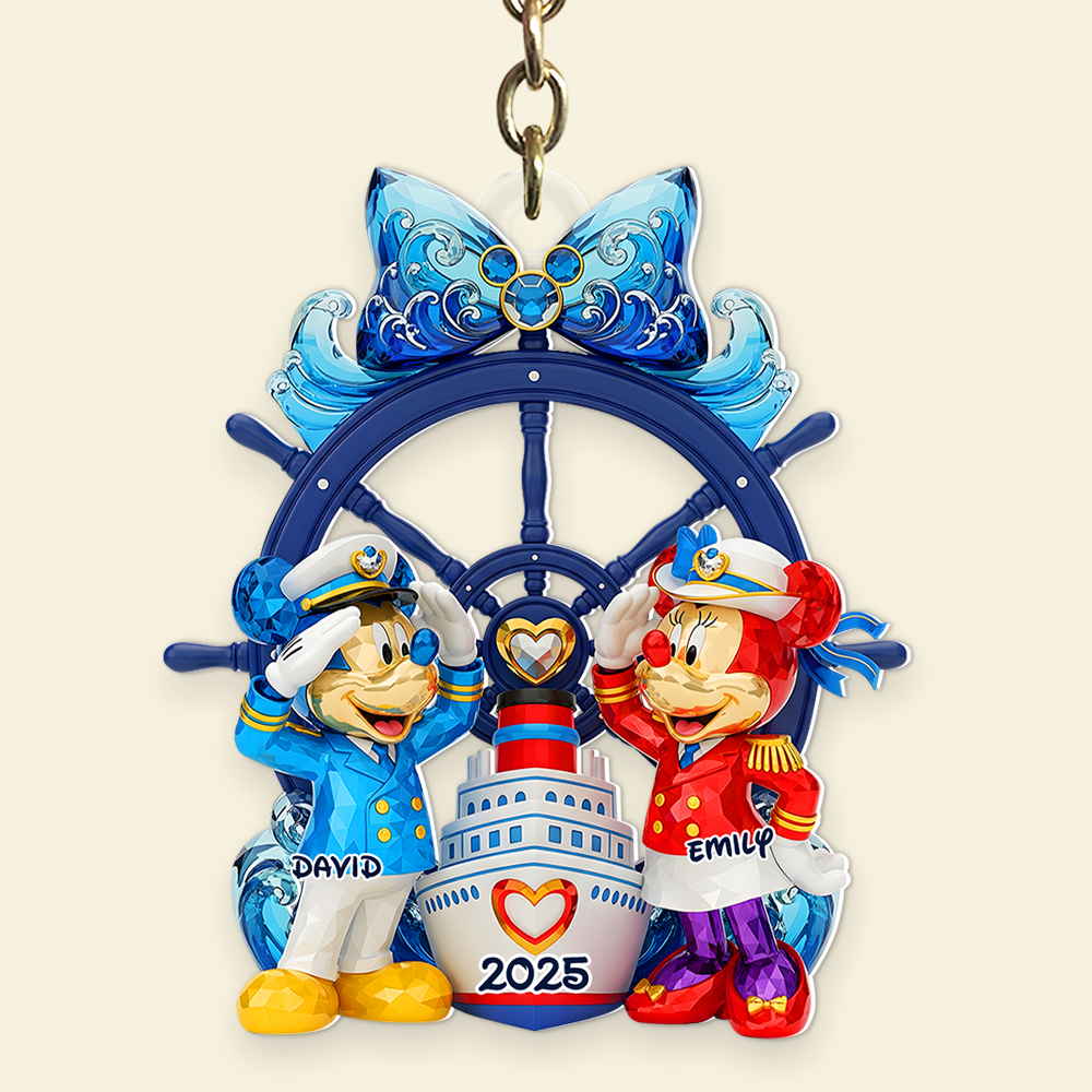 Cruising Couple Keychain Personalized Gifts For Couple 01napu280525-Homacus