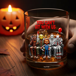Halloween Scary Villain Mug Glass - Personalized Gifts For Fans 04HUDT300825-Homacus
