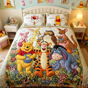 Century Celebration Cute Quilt Bed Set - Personalized Gifts 02QHLU170126-Homacus