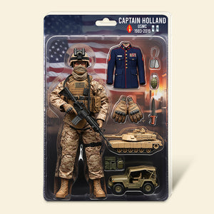 Brave Soldier Acrylic Plaque – Personalized Christmas Gifts For Veteran 01qhqn140625-Homacus