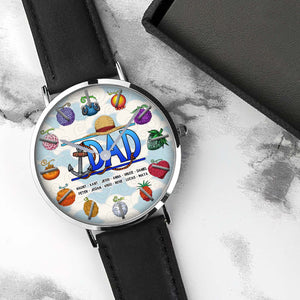 Power Fruit Quartz Watch Personalized Gifts For Dad 02ohtn310325-Homacus