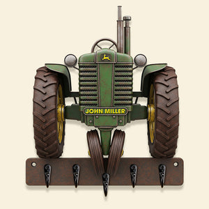 Tractor Key Hanger - Personalized Gifts For Farmers 04naqn280625-Homacus