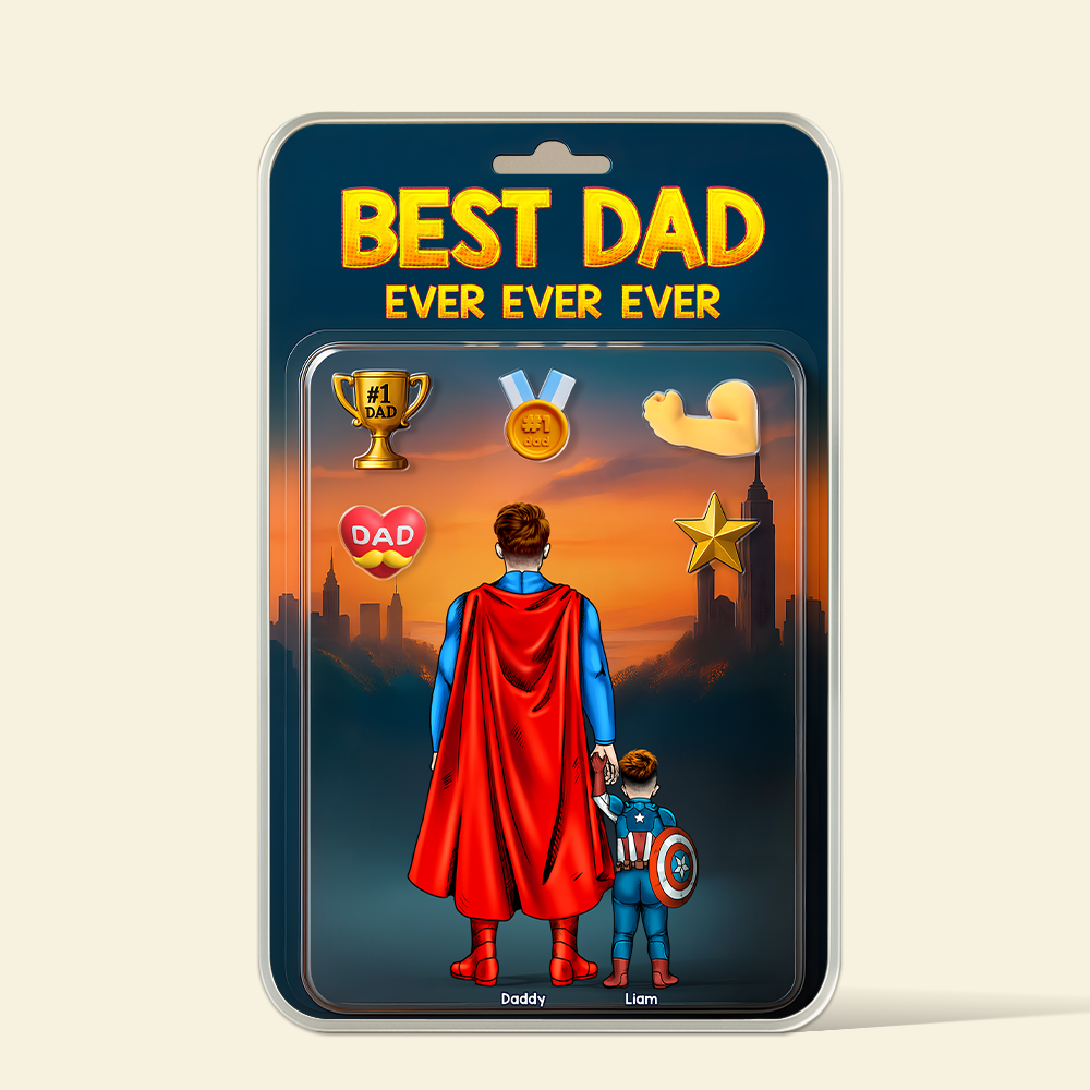 Super Dad Plaque - Personalized Gifts For Dad 01hupu300425pa-Homacus