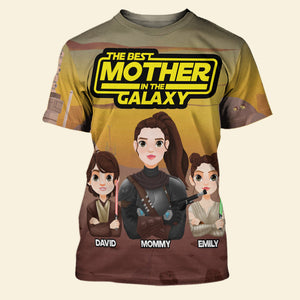 Personalized Gifts For Mom Shirt 05natn180225hg The Best Mother In The Galaxy-Homacus
