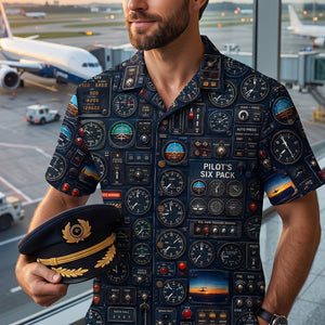 Six Packs of Pilots Hawaiian Shirt - Personalized Gifts For Pilots 02hutn170726-Homacus