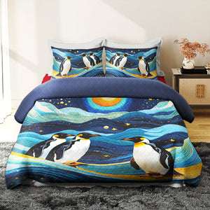 Gifts For Penguin Lovers Quilt Bed Set 06huqn210125-Homacus