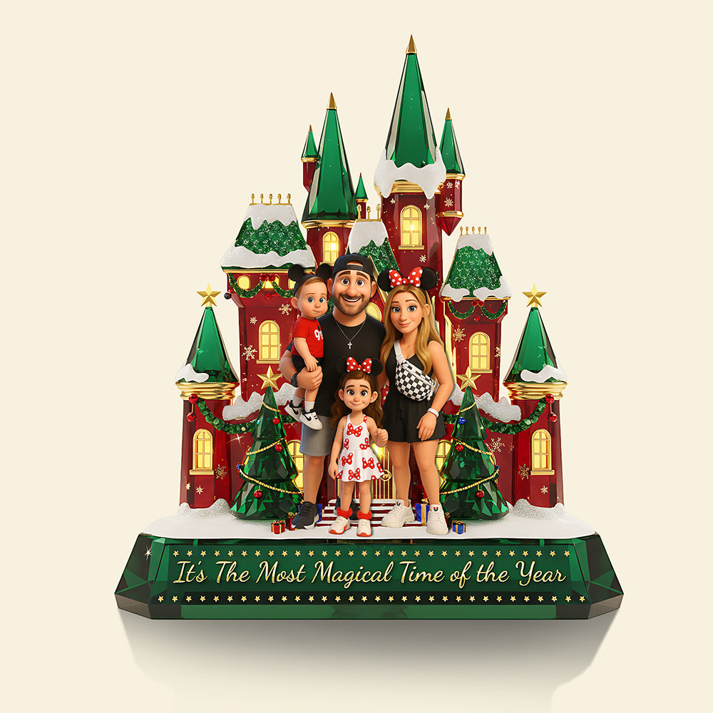 Personalized Gifts For Christmas, Family Custom Photo Custom Shape Acrylic Plaque 03pgta181025-Homacus