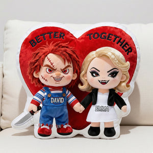 Gothic Doll Couple Pillow - Personalized Gifts For Couples 05OHLU111225-Homacus