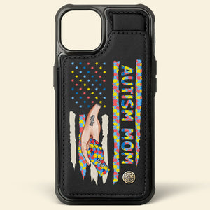Personalized Gifts For Autism Parents Leather Flip Wallet Phone Case 02tgtn220225tm-Homacus