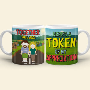 Cartoon Couple Mug - Personalized Gifts For Couple 04totn310525hg-Homacus