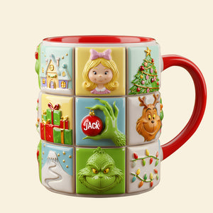 Holiday Characters Puzzle Coffee Mug Personalized Gifts For Christmas 05totn311025-Homacus