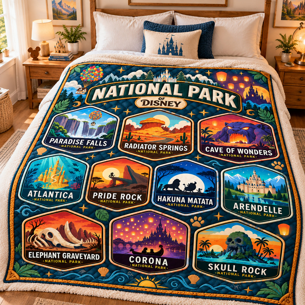 National Park Of Storybook Blanket - Personalized Gifts 02nalu061026-Homacus