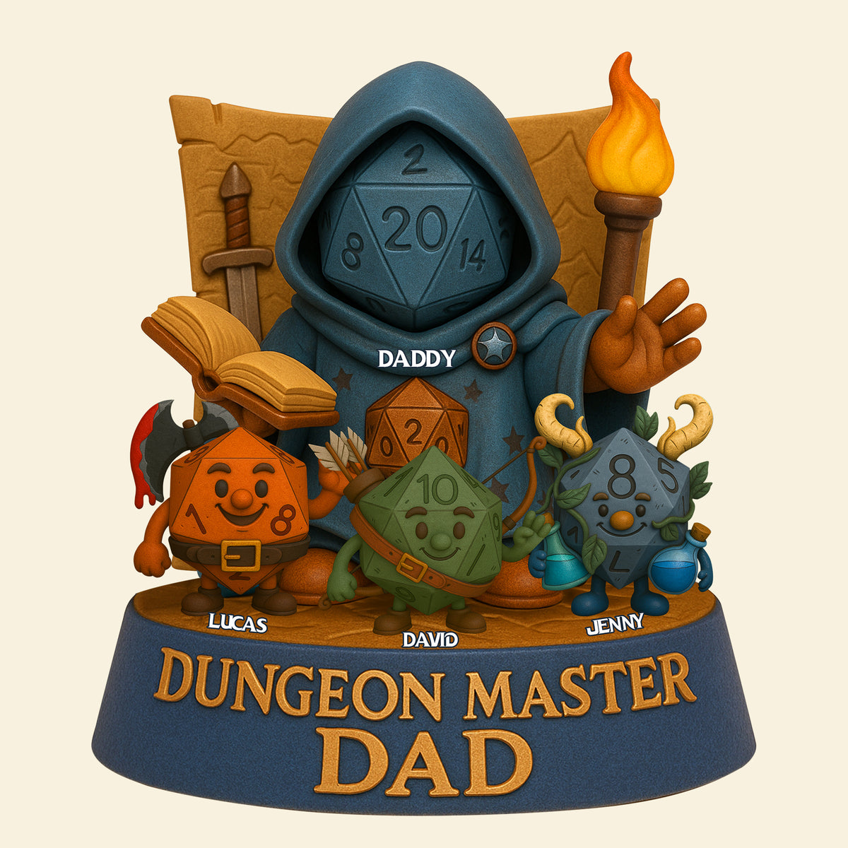 Master Dad Acrylic Plaque - Personalized Christmas Gifts For Dad 03natn090525-Homacus