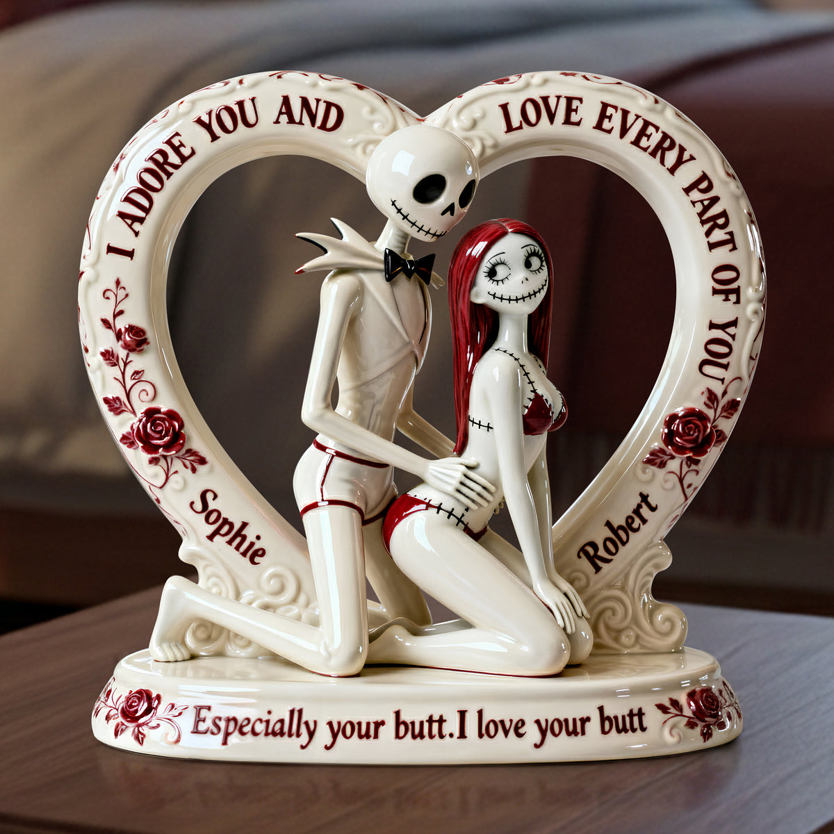 Cheeky Couple Acrylic Plaque - Personalized Gifts For Couples 04OHLU101225-Homacus