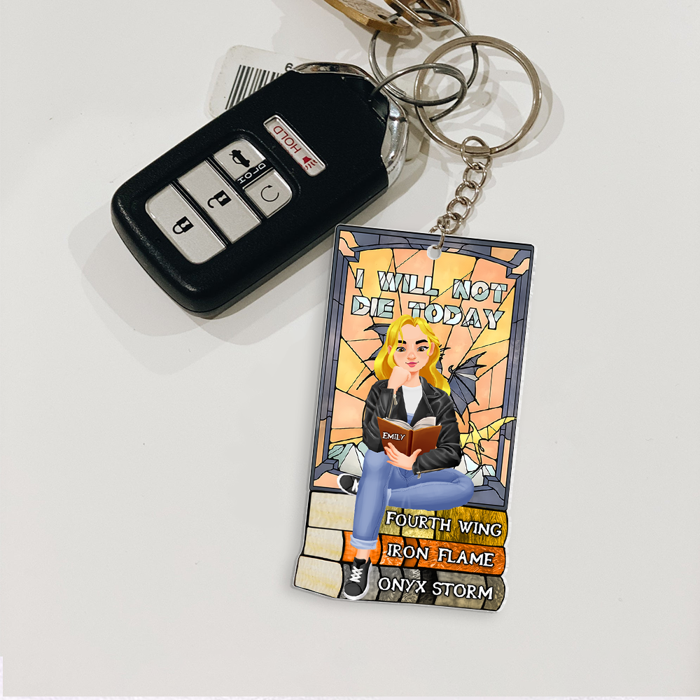 Personalized Gifts For Book Lover Keychain 08HUPU271224PA-Homacus