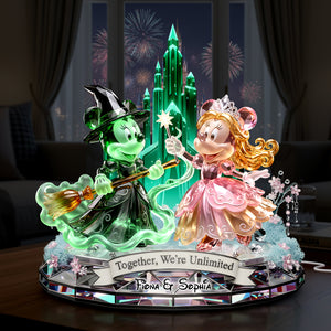 We're Unlimited Friend Acrylic Light Box - Personalized Gift For Friends 04PALU021225-Homacus