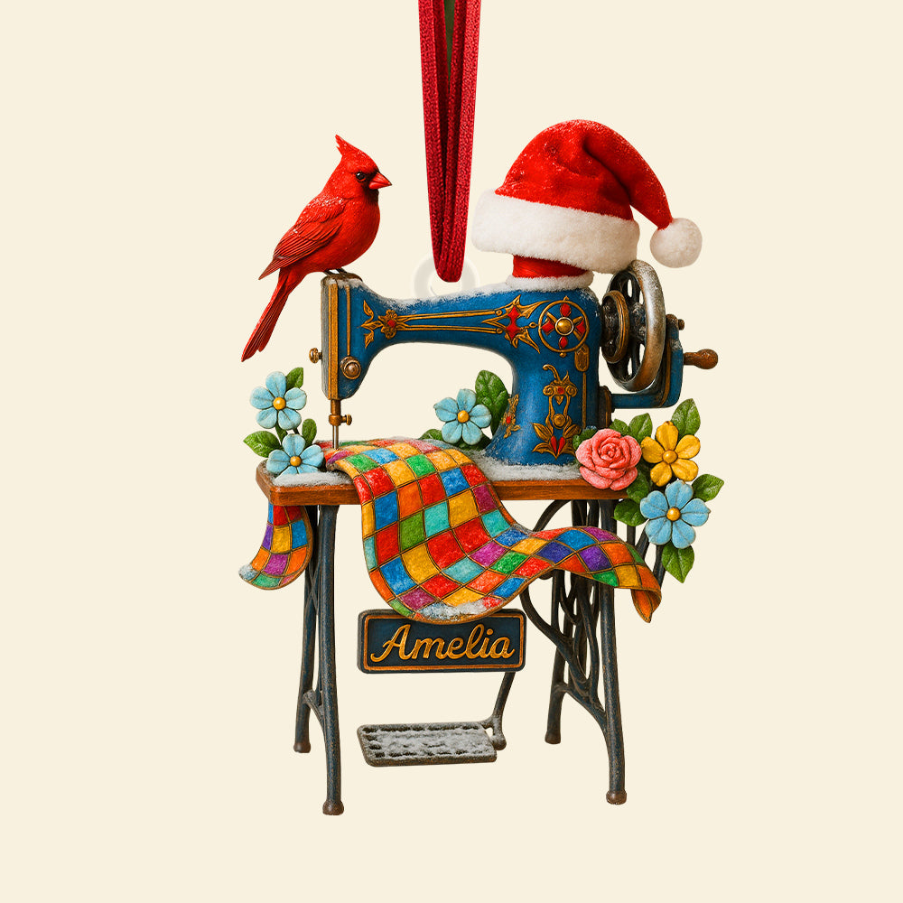 Sewing Machine Personalized Heaven Gifts For Seamstress Christmas Ornament 04ohtn030925-Homacus