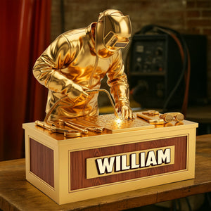 Proud Skilled Welder Acrylic Plaque - Personalized Gifts For Welders 02OHLU140725-Homacus