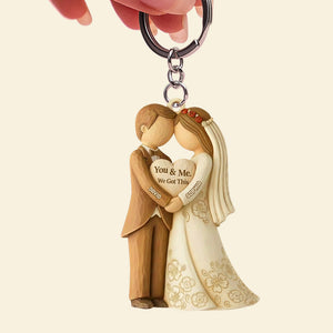 Personalized Gifts For Newlyweds Keychain 01totn261125-Homacus