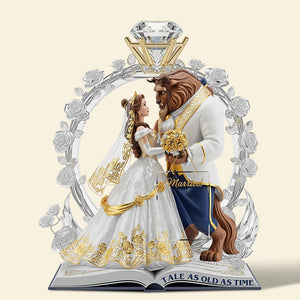 Our Fairytale Begins - Personalized Christmas Gifts For Newlyweds 03TGDT130625-Homacus