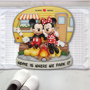 Camping Couple Doormat - Personalized Gifts For Couple 03naqn090625-Homacus