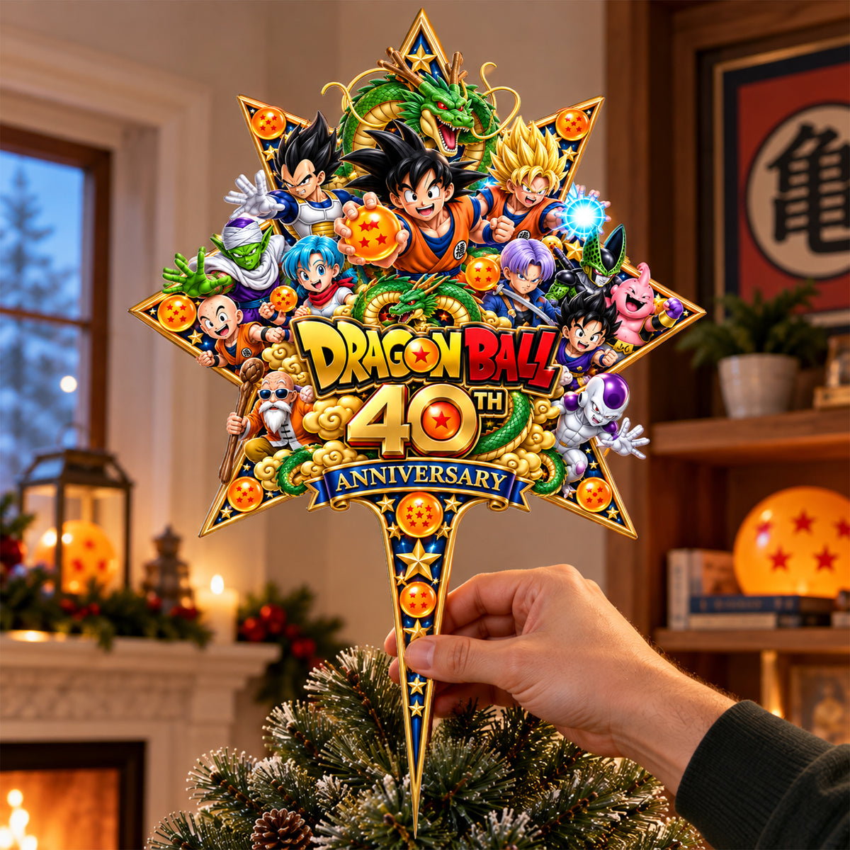 40th Anniversary Legend Acrylic Christmas Tree Topper - Personalized Gifts For Christmas 13ohlu081026-Homacus