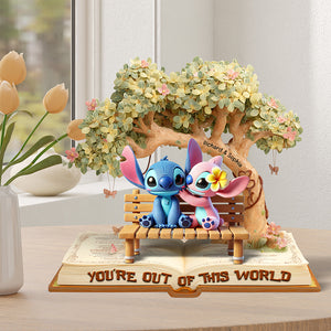 Romantic Experiment Acrylic Plaque Personalized Gifts For Couple 01TGQN220525-Homacus