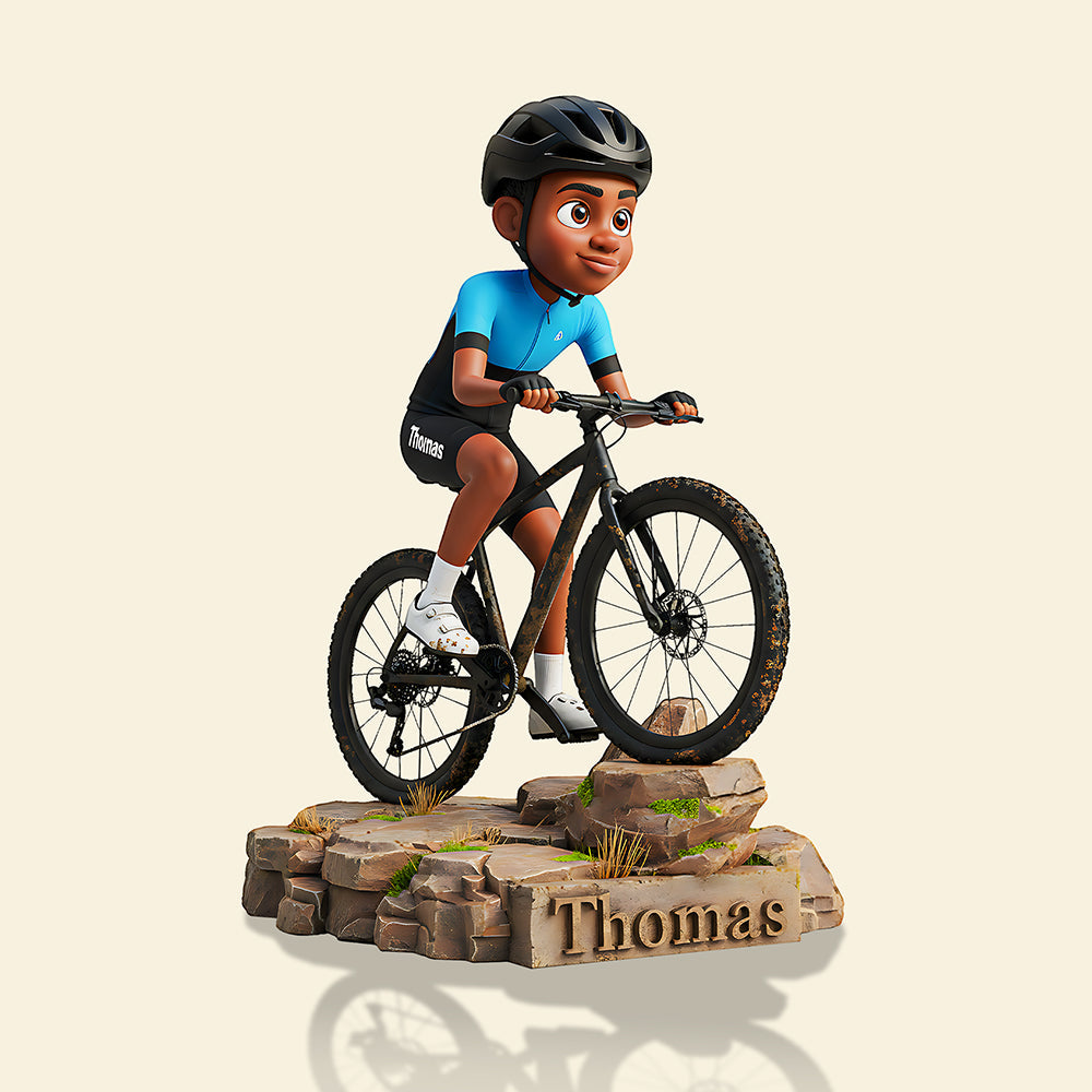 Teenager Riding Bicycle Plaque - Custom Photo Gifts For Bicycle Lovers 02pata290825-Homacus