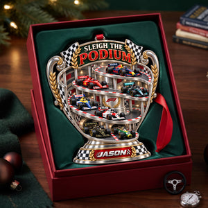 Sleigh The Podium Ornament - Personalized Christmas Gifts 01halu300926