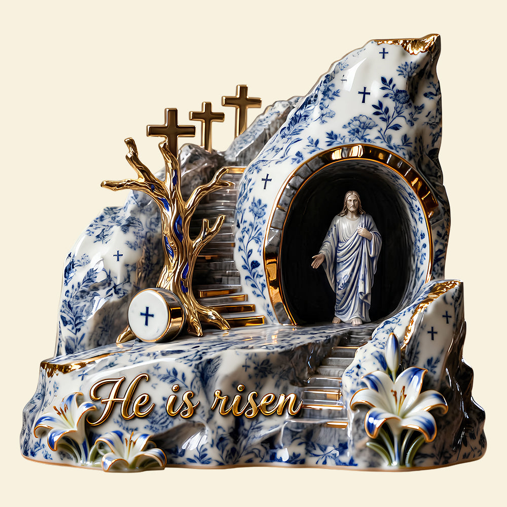 Sacred Jesus Christ Resurrection Plaque, Easter Gifts For Christians 02qhdt070326