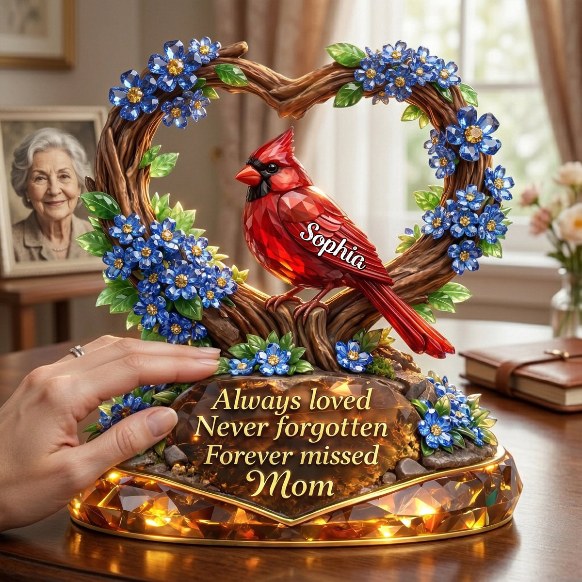 Always Loved Never Forgotten Mom Acrylic Plaque - Personalized Gift For Heaven 03TYLU300326-Homacus