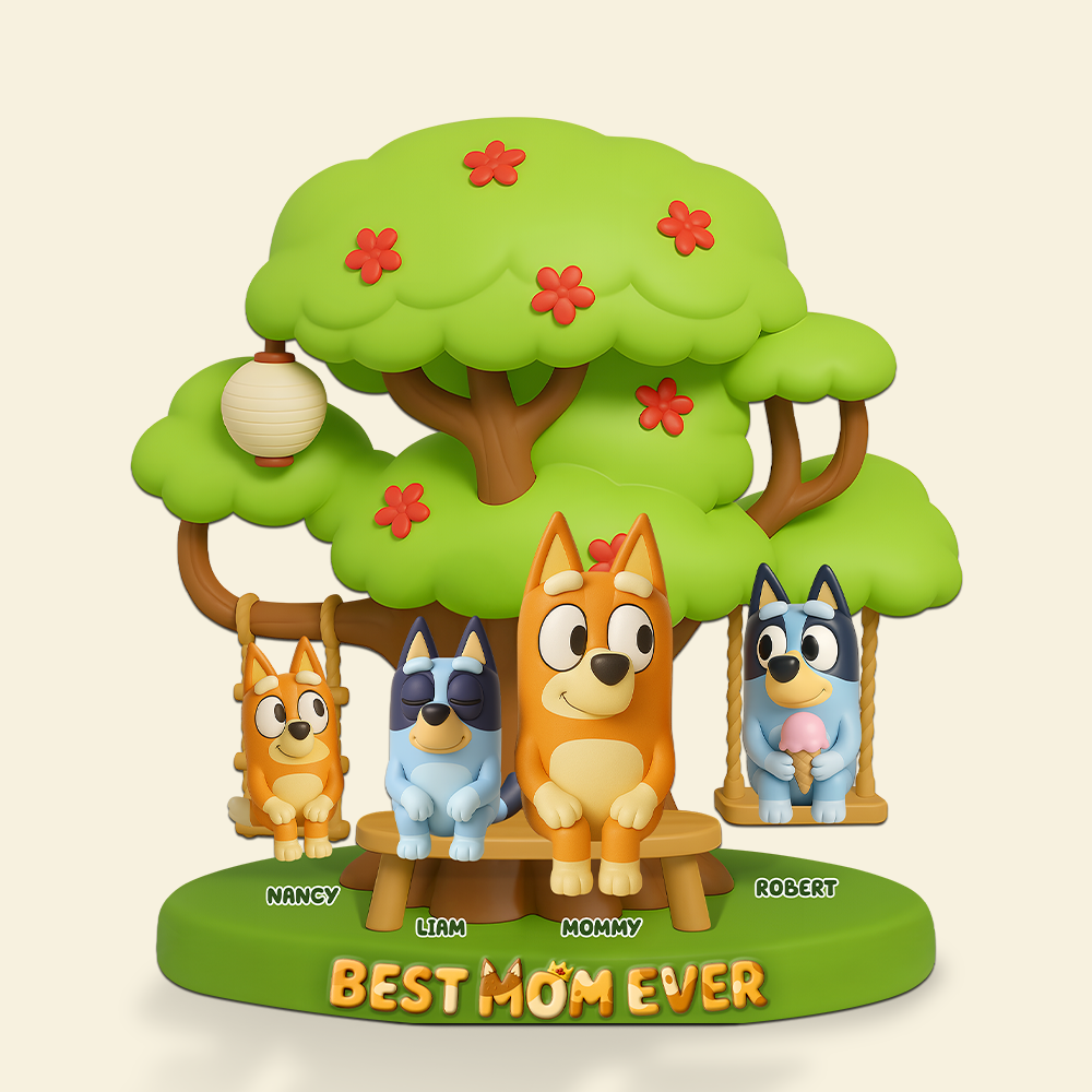 Personalized Gifts For Mom Plaque Best Mom Ever 05OHPU080425-Homacus