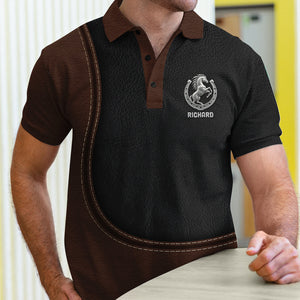 Horse Lover 3D Polo Shirt - Custom Photo Gifts For Horse Riders 04pgqn060825-Homacus