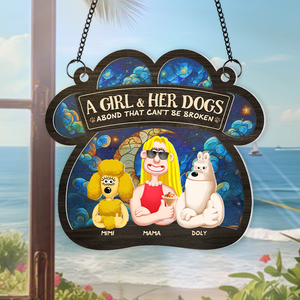 Personalized Gifts For Dog Lovers Window Hanging Suncatcher Ornament 03xqpu030325pa-Homacus