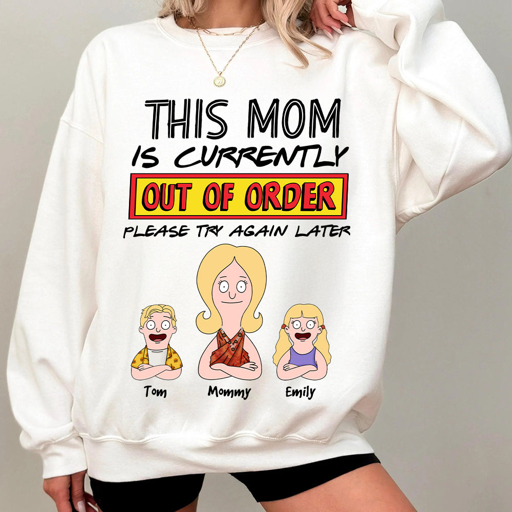 Personalized Gifts For Mom Shirt This Mom Is Currently 01KADT010325HG-Homacus