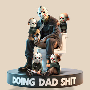 Funny Horror Dad Plaque - Personalized Christmas Gifts For Father 01OHQN140525-Homacus
