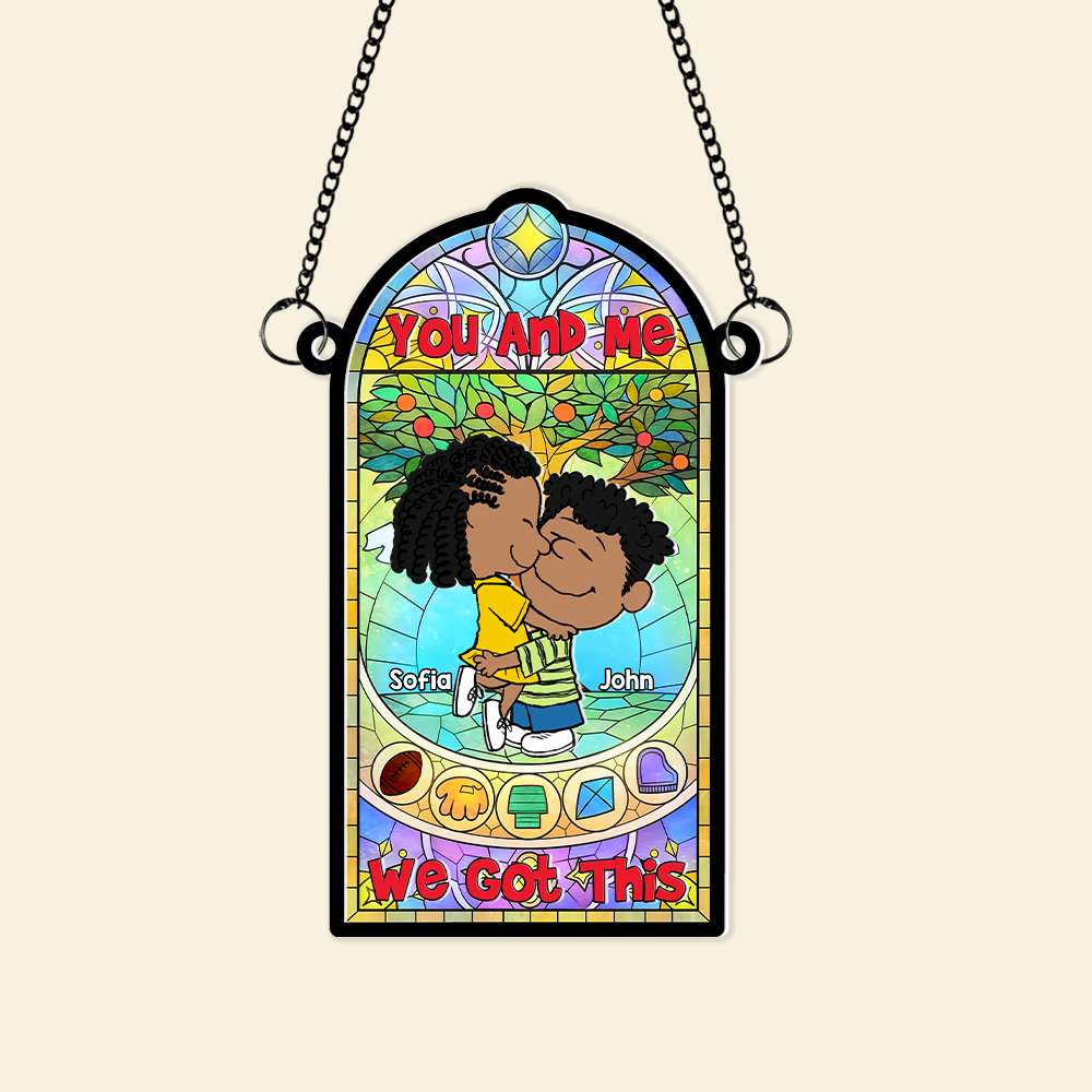 Personalized Gifts For Couple Suncatcher Ornament 01OHMH060125HG-Homacus