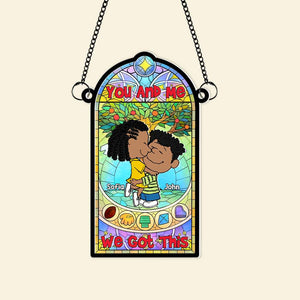 Personalized Gifts For Couple Suncatcher Ornament 01OHMH060125HG-Homacus