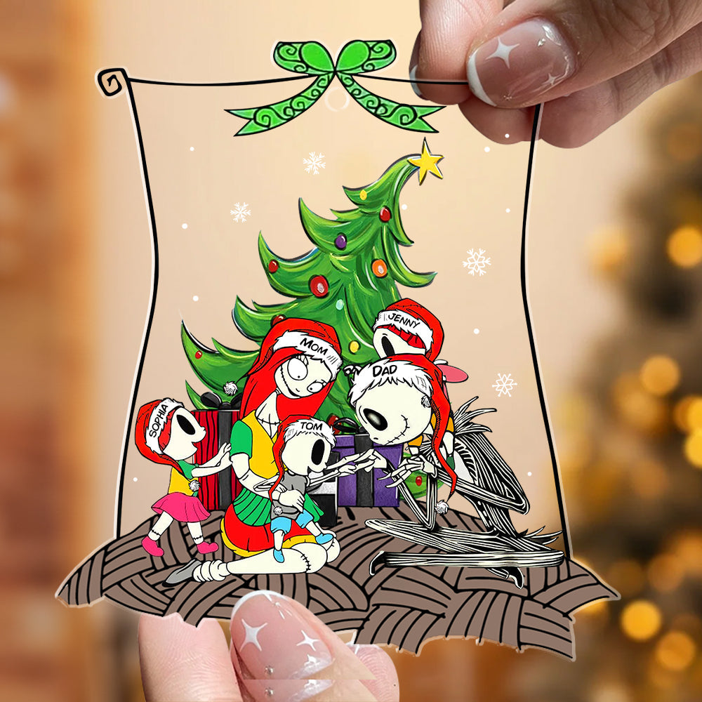 Personalized Gift For Family Ornament, Horror Midnight Christmas 03QHDT251124-Homacus